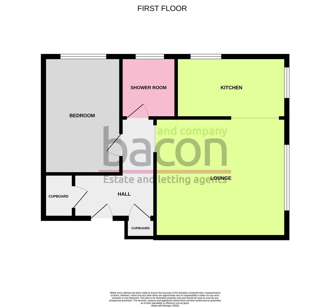 Floor Plan | Flat - Purpose Built | Chippers Close, Tarring, Worthing | For Sale